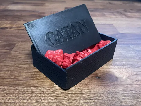 Caja o estuche: Catan board pieces box — referencia de MakerWorld