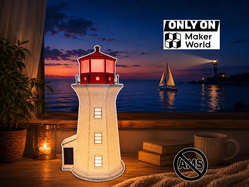 Peggy’s Point Light - Lighthouse 3D