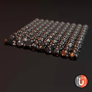 The real "full" dice set: D1-D100