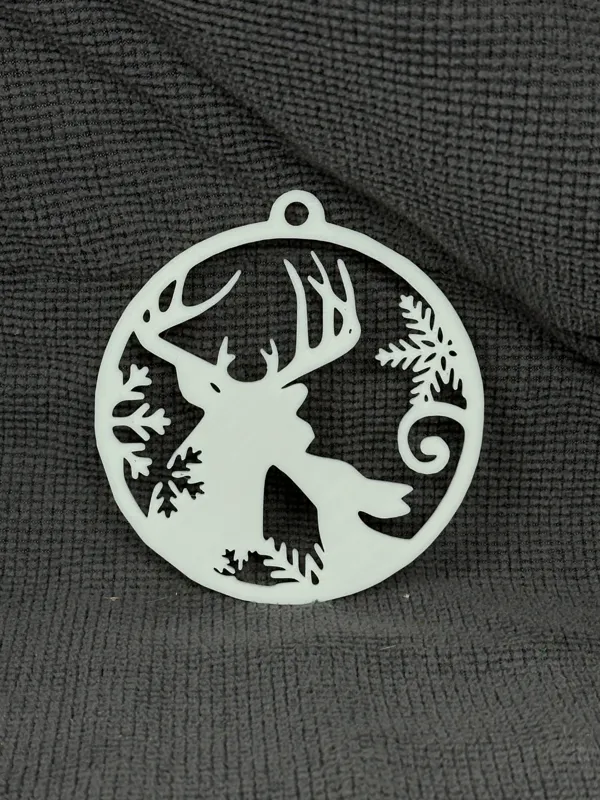 Ornement de Noël cerf