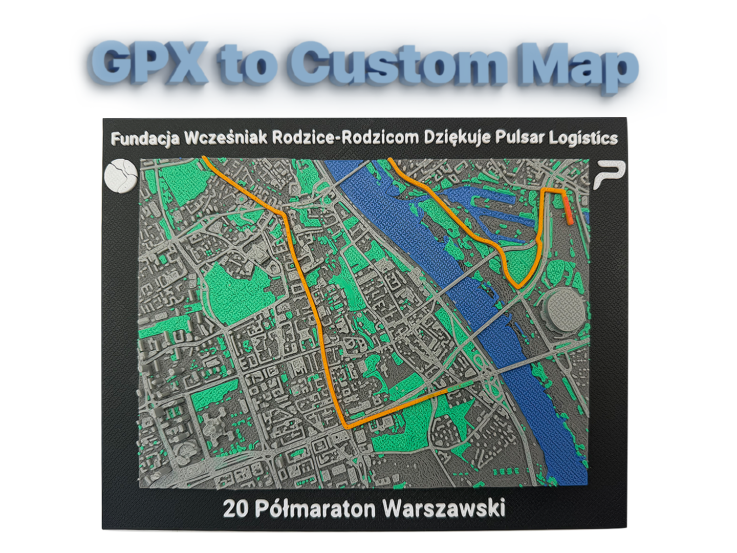 Your GPX Tracks into 3D Printed Maps