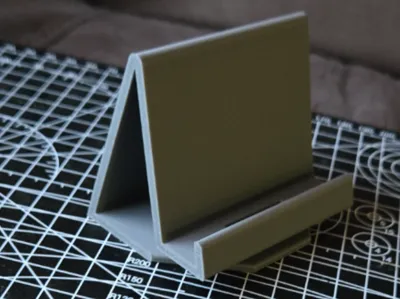 Low profile phone stand 