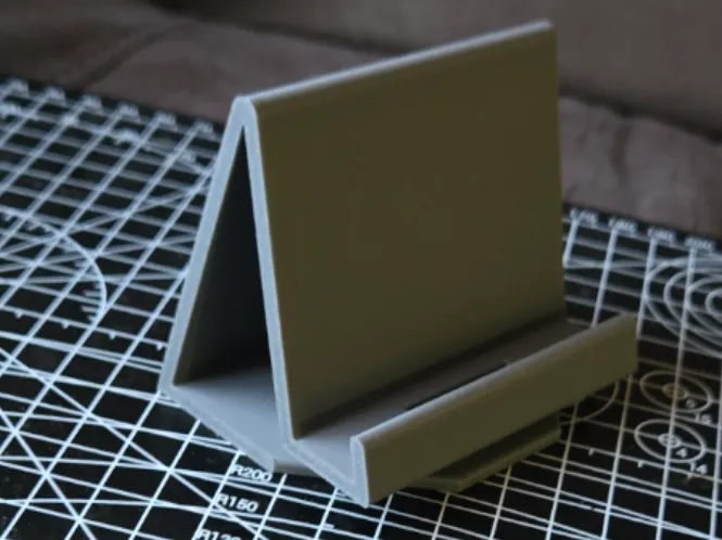 Low profile phone stand