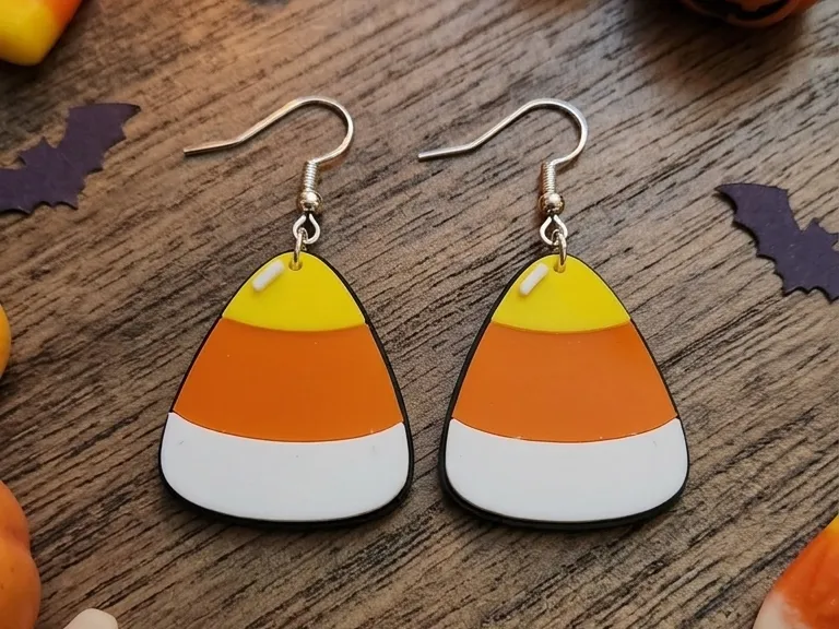 Pendientes: Candy Corn Earrings. Referencia del modelo original.