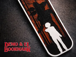 Stranger Things - Demogorgon & Eleven bookmark