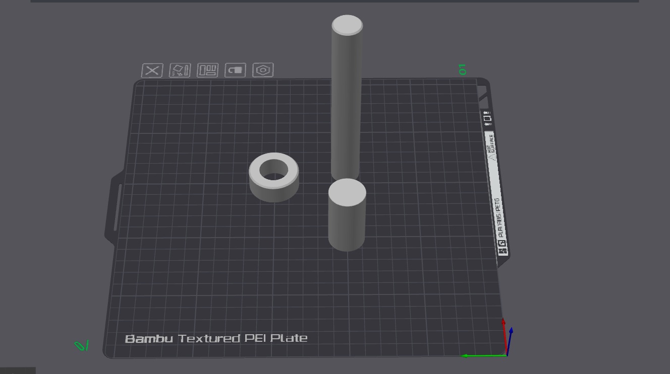 Miniatura 2 do modelo 3D BMCU マウント + スプールホルダー (単色印刷)
