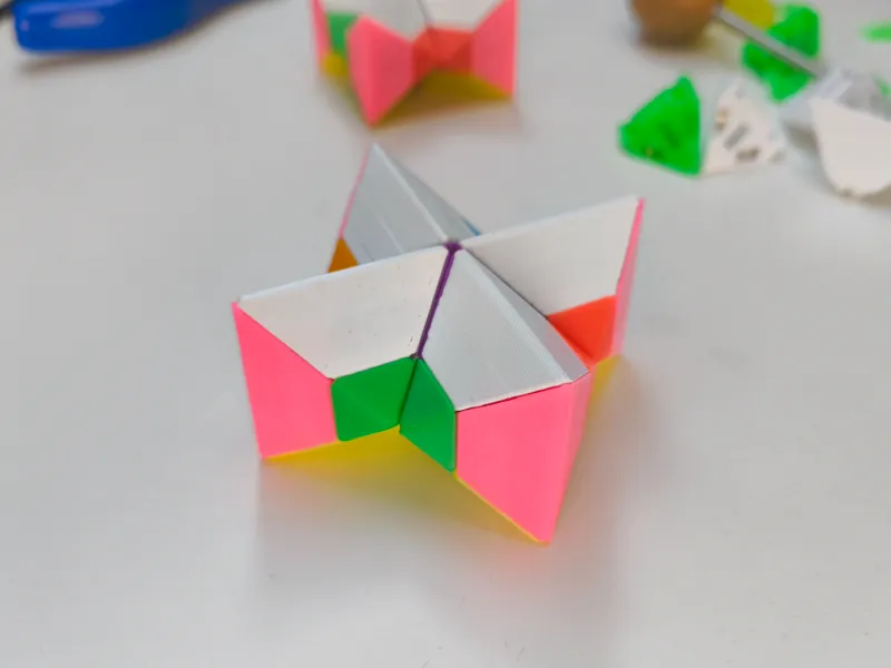 2x2x1x1 physical 4D Rubik's cube