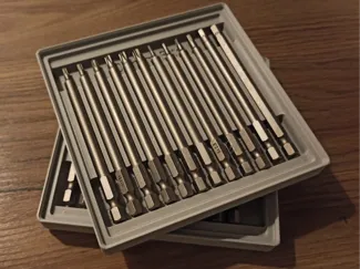Gridfinity 100mm Bits. 3x3 2U Stackable
