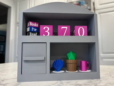 Fully Custom Book Counter