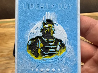 Helldivers 2 Liberty Day Trading Card