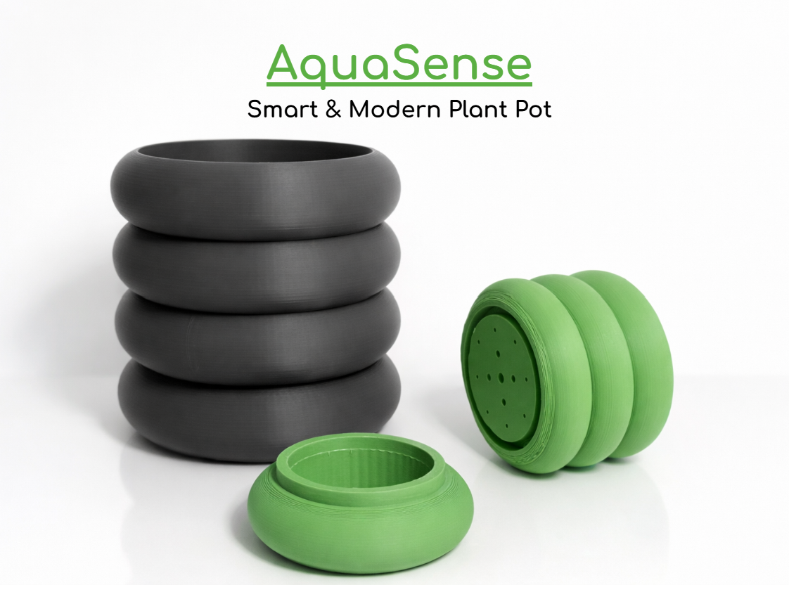 AquaSense Smart & Modern Plant Pot