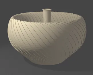 Christmas Snack Bowl - rounded