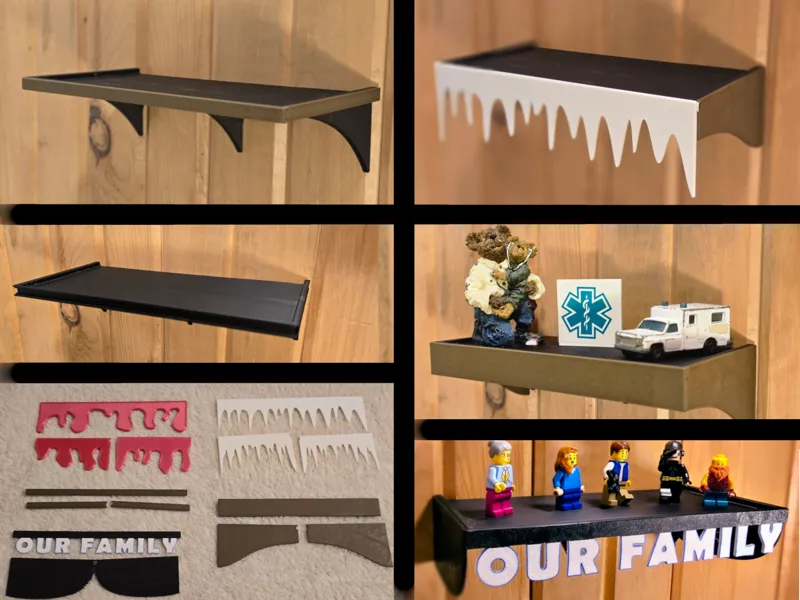 Easy Modular Customizable Shelf (No Supports)