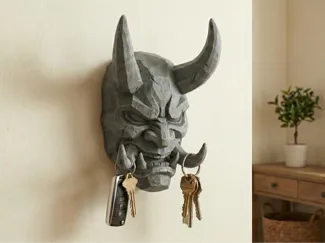 Oni Key Holder - Functional Wall Art