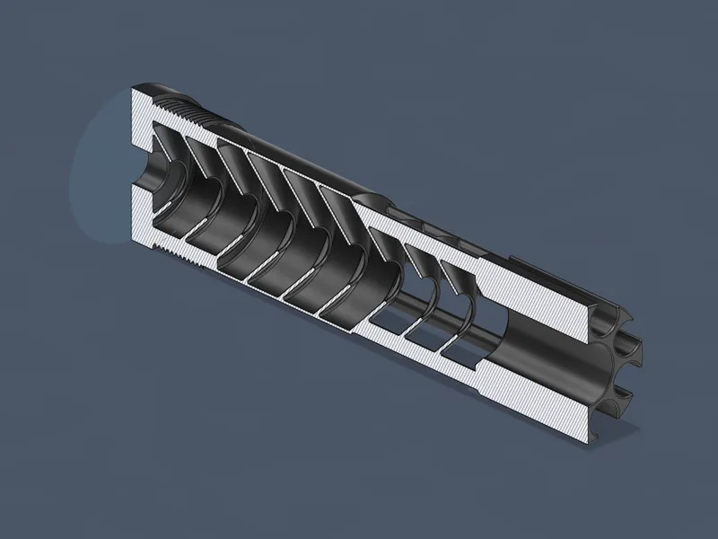 Avenge X .22 Baffle Stack and Endcap no clips