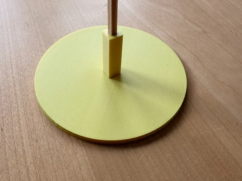 Ständer für Papierflaggen - rechteckiger Stab