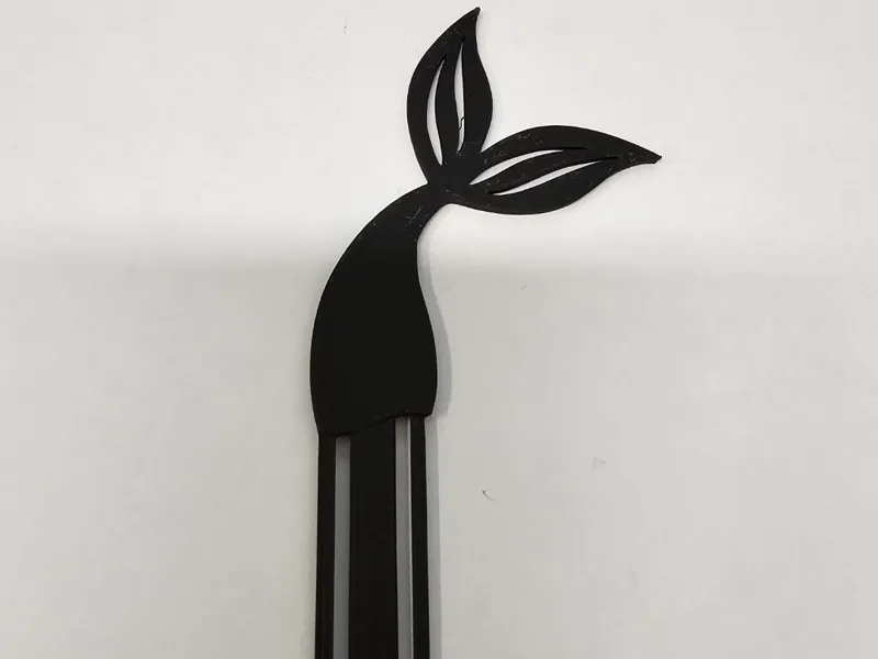 Simple Mermaid Tail Bookmark - Commercial Use