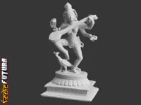 Saraswati dansant avec un paon — photo 2
