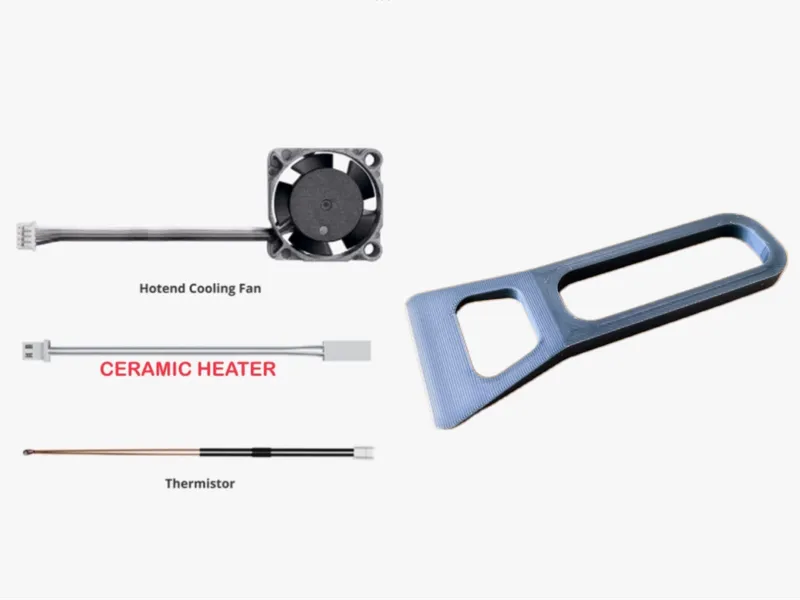 Ceramic heater scraper