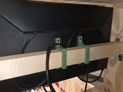 100mm VESA Mount for 38 x 57mm wood beam