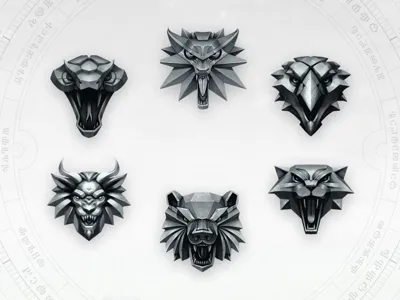 The Witcher Medallions