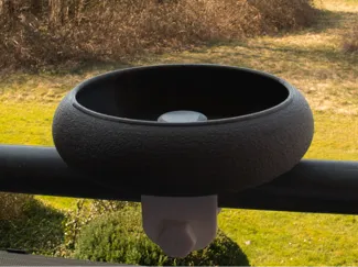 Vogeltränke Balkongeländer - Birdbath balcony