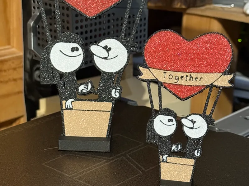 Stick Lovers Balloon Ride