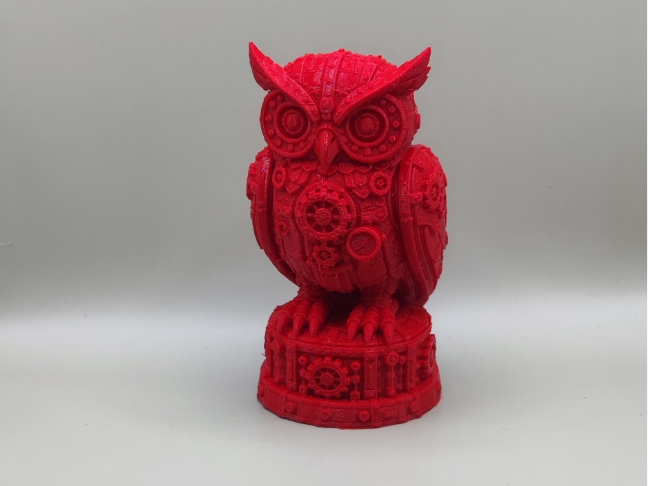 Steampunk timekeeper owl  sculpture