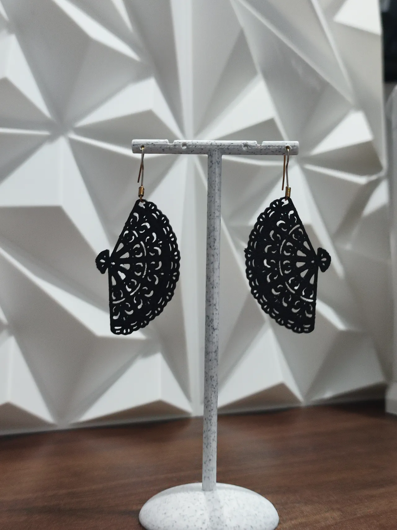 Aretes Abanico de Encaje view 2
