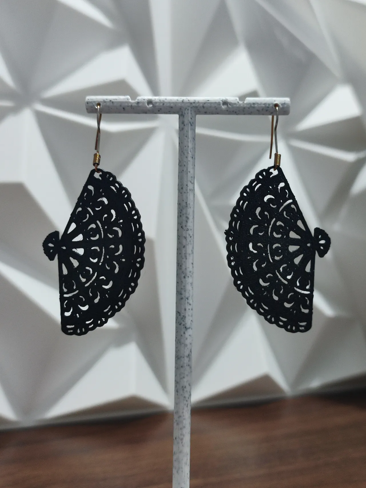 Aretes Abanico de Encaje view 3