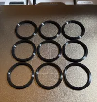 0.2mm layer, 2 walls, 15% infill (25mm, 4.5mm)