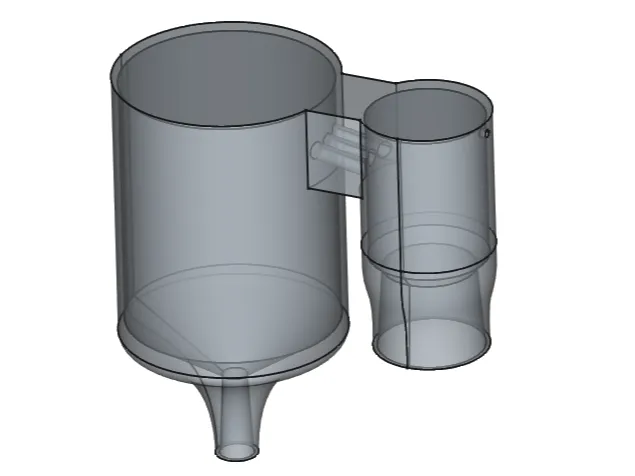 Reverse osmosis water filter air gap