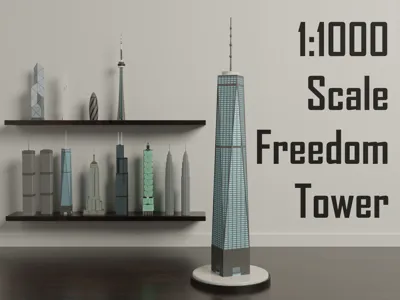 One World Trade Center (Freedom Tower) - Free 3D Print Model