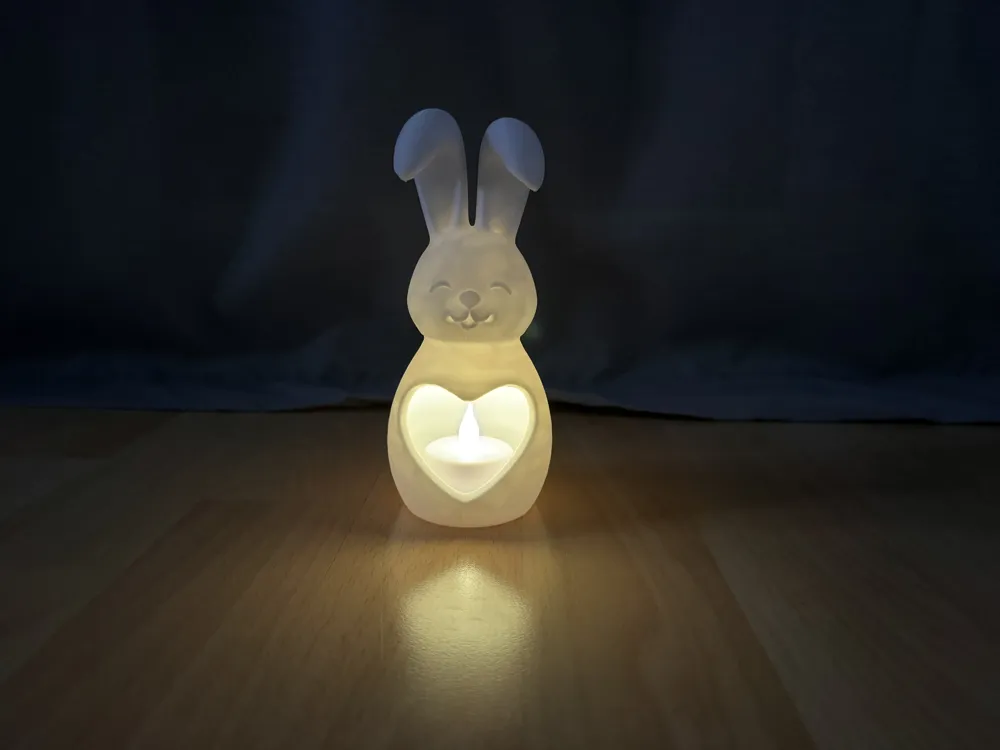 Heart Rabbit - Free 3D Print Model - MakerWorld