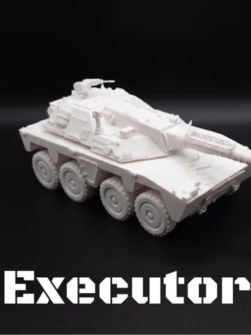 Modelo para impresión 3D: EXECUTOR scale 1:35 World of tanks — vista de referencia 2
