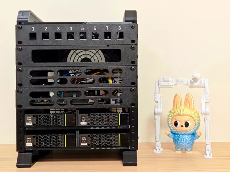老张一号PRO MAX  6盘位6U机箱