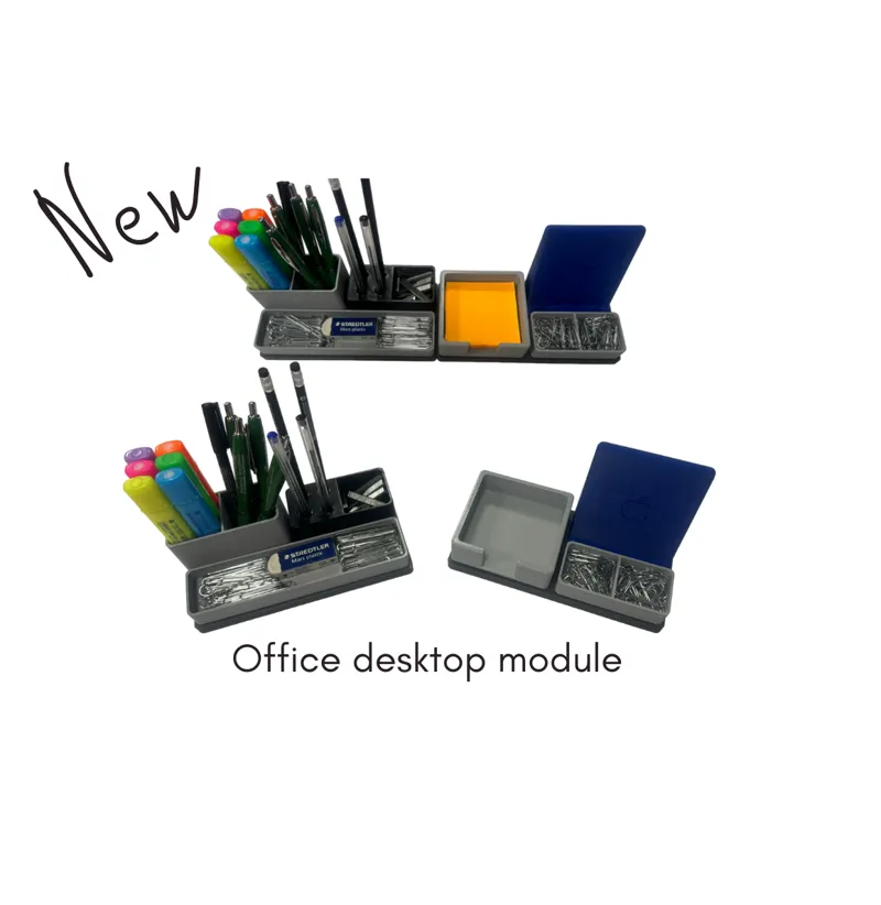 Office desktop module magnetic