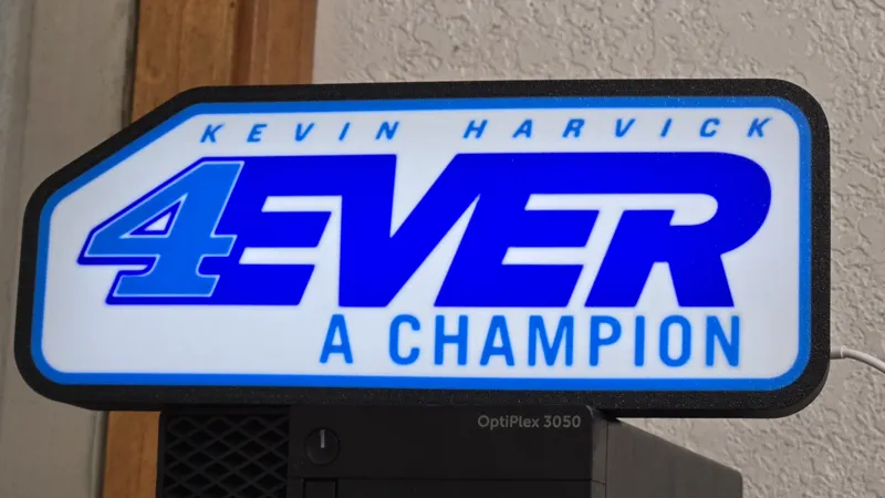 Kevin Harvick 4ever Champion Light Box