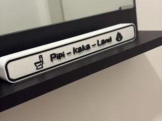 Toiletten-Schild