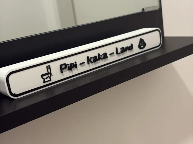 Toiletten-Schild
