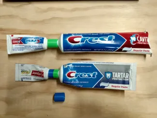 The Original Toothpaste Transfer Tubes
