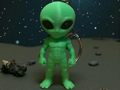 Alien Keychain