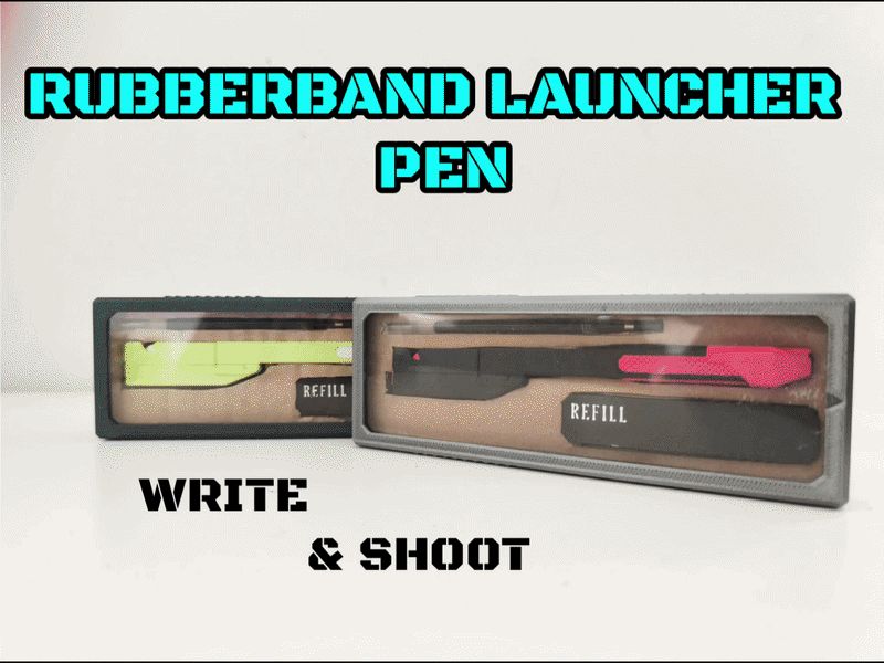 Rubberband Launcher Pen