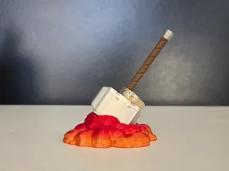 Thor Hammer ring holder