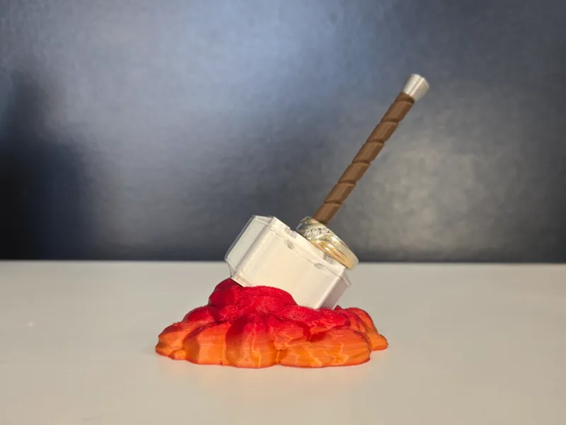 Thor Hammer ring holder