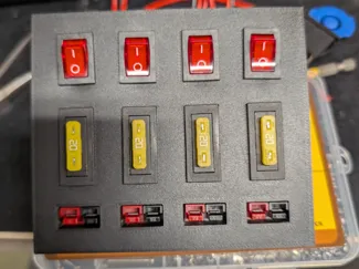 12 Volt DC power distribution