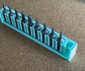 1/4“ 标准批头夹 10只 螺丝刀批头收纳 V1.0