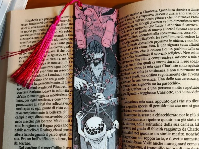 Segnalibro One Piece Rosinante & Trafalgar D. Law