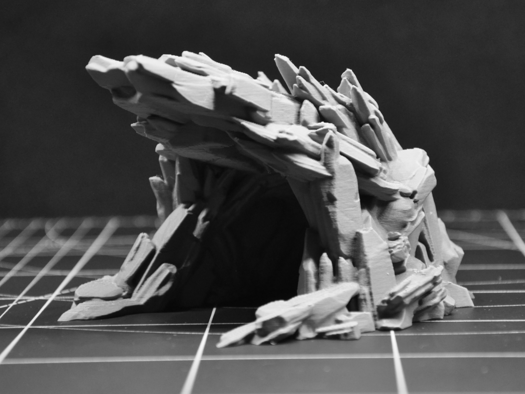 Jagged Stone Cave Formation - Miniature terrain