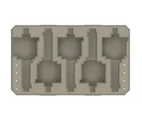 5 Hotends - 0.2mm layer, 2 walls, 15% infill